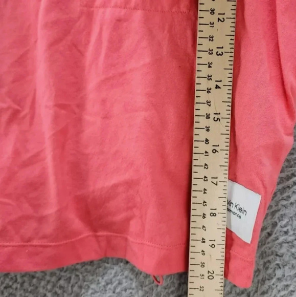 Calvin Klein Performance Bungee Hem Pocket Cotton T-Shirt Watermelon M - Picture 13 of 14